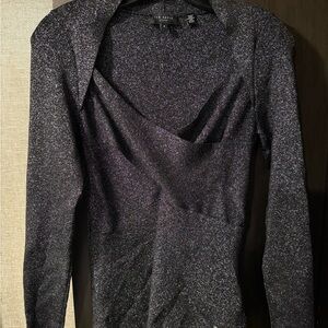Ted Baker Glittery Black Top